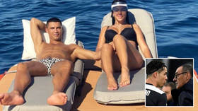 'They sacked the wrong person': Fans question Cristiano Ronaldo as striker sunbathes with girlfriend after Juventus axe boss Sarri