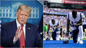 'If they don't stand for the national anthem, I hope they don't open': Donald Trump issues fresh NFL anti-kneeling barb