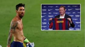 Barca boss Ronald Koeman 