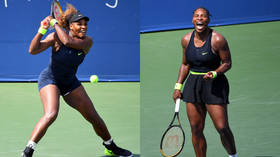 Serena strips down! Williams whips off skirt during match to cope with intense heat (PHOTOS)