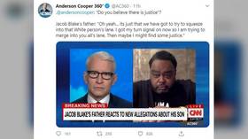 ‘Brussels sprouts taste good’: Jacob Blake’s father stuns CNN’s Cooper with odd response to police union claims about his son