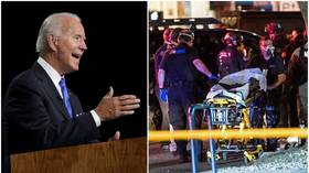 Trump slams ‘Radical Left Mayors & Governors’ for allowing ‘crazy violence’ that has forced ‘Slow Joe’ Biden ‘out of basement’