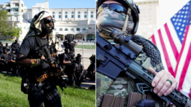 Black militia, armed ‘Patriots’ & BLM protesters face off in Louisville on chaotic Kentucky Derby day (VIDEOS)