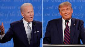 ‘Will you shut up, man?’ Biden struggles to talk over interjecting Trump as debate gets off to messy start