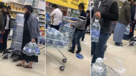 Dry run: Londoners left frustrated as ‘major’ pipe burst drives panic-buying of water (VIDEO)