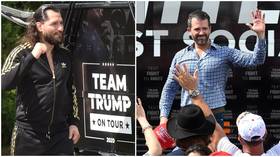 'It's a no-brainer, communism isn't for America': UFC star Masvidal teams up with Trump Jr for 'Fighters Against Socialism' rally