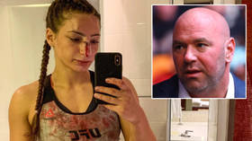 'He'll give me another fight': Liana Jojua reveals UFC boss Dana White CONSOLED her as she CRIED after blood-soaked UFC 254 loss