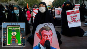 50,000-strong 'anti-Macron' rally in Bangladesh marches towards French embassy, Macron effigy burned
