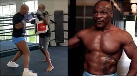 'Don't blink': Tyson showcases terrifying power & speed as 54yo icon steps up training for comeback vs Jones Jr. (VIDEO)