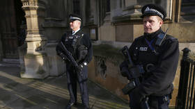 London police arrest 2 men on suspicion of terrorism offence in Westminster