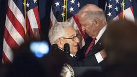 George Galloway: Kiss of death – The winner of the most coveted Henry Kissinger endorsement is... Joe Biden