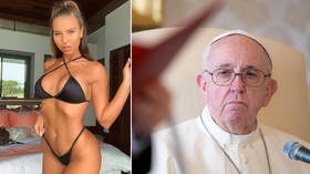 Faith palm: Pope Francis’ Instagram account ‘caught liking’ racy model’s sexy schoolgirl photo