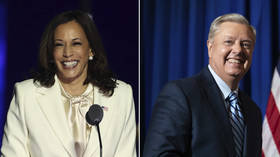 ‘They’re on the same team’: Kamala Harris’ fist bump with Lindsey Graham has liberals and conservatives livid (VIDEO)