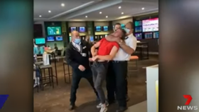 WATCH: Australian teen choked UNCONSCIOUS by pub guard, head hits floor with a THUD, video used as ANTI-MASK political fodder
