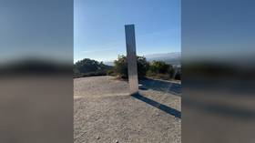 THIRD mysterious monolith discovered on California mountaintop as internet ponders meaning of bizarre structures