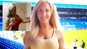 ‘This is gonna be a long six weeks’: Pin-up football presenter claims she was sent penis photo within hours of UK's new lockdown