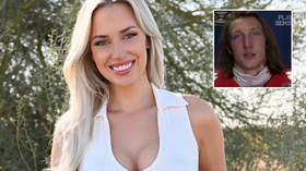 ‘It happens with men too’: Golf ace Paige Spiranac slams woke warriors over sexism claims after footballer is mocked for moustache