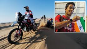 Disaster in the desert: Indian motorcycle ace CS Santosh placed in a COMA after huge crash at Dakar Rally
