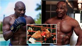 Evander Holyfield ‘in talks with Mike Tyson team over trilogy fight’ – 24 YEARS after infamous ear-bite incident
