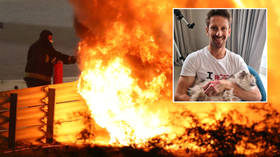 ‘My hands are back’: Formula 1 ace Grosjean continues recovery from near-death blaze – but warns squeamish fans over gory picture