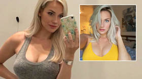 ‘Guys, it’s not a build a bear workshop’: Golfer Paige Spiranac hits out at social media trolls who claim her boobs are ‘too big’