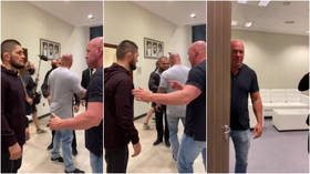 ‘Here we go’: Dana White sends UFC fans into a frenzy by posting footage as he enters talks with champ Khabib Nurmagomedov (VIDEO)