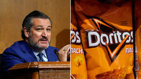 ‘I do love Doritos’: Ted Cruz responds to viral, fake CNN correction about him having a ‘QAnon’ Dorito stuck to suit