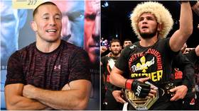 Khabib says Georges St-Pierre ‘doesn’t want to fight me’ – but admits pair ARE in touch as Russian’s UFC future remains unclear