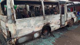 53 dead after blaze engulfs bus and fuel truck in horror Cameroon crash