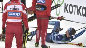 ‘He tried to hurt him’: Fans row as Finnish skier suffers Instagram venom after Russian rival is disqualified over dust-up (VIDEO)