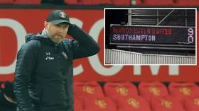 Southampton boss Hasenhuttl has BRUTALLY SARCASTIC response after team suffer ANOTHER 9-0 rout – this time vs Man Utd