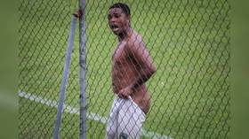 Brazilian footballer slapped with 8-game ban for stripping and waving genitals at rivals while celebrating goal