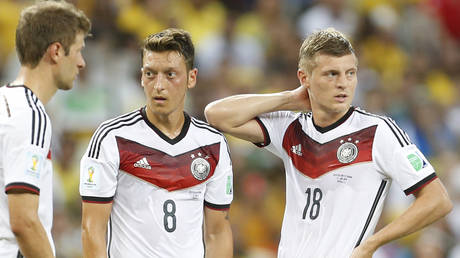 Kroos and Ozil were teammates for Germany. © Reuters