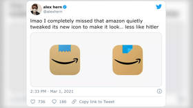 Amazon revises new app logo after users liken it to Adolf Hitler's smirk