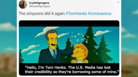 ‘Leave me be’: Did the Simpsons REALLY predict Tom Hanks would get CORONAVIRUS?