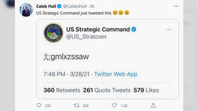 ‘Tweeting our launch codes?’ US Strategic Command sends cryptic tweet, setting off panic & speculation