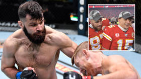 ‘I’m the baddest man from Kansas City’: UFC bruiser Marquez calls out NFL stars Mahomes, Kelce in BADMINTON challenge (VIDEO)