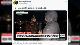 WATCH: CNN reporter covering Brooklyn Center clashes confronted by man angry at media ‘twisting’ the story