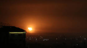 Israeli jets & helicopters strike Gaza Strip in reprisal for rocket attack