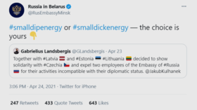 #Smalldipenergy or #smalldickenergy? Russian embassy trolls Baltic states over expulsion of diplomats