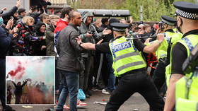 Furious Manchester United fans storm Old Trafford hours before Liverpool Premier League match in anti-Glazer protest (VIDEOS)