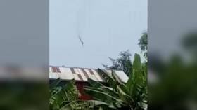 Myanmar’s ethnic rebels shoot down military helicopter as anti-coup protests continue (VIDEOS)