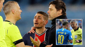 Reffing and blinding: PSG stars moan that no-nonsense Champions League ref, who has previous with Neymar, told them to ‘f*** off’