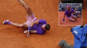 ‘Never seen him this angry’: Nadal overcomes line fury to battle past Djokovic and claim 10th Italian Open title (VIDEO)