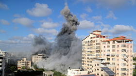 Israeli strikes on Gaza hit Red Crescent building, killing 2, aid group says