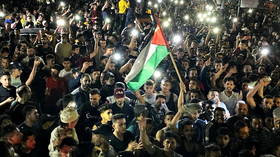 Raucous celebrations break out in Gaza, West Bank & East Jerusalem as ceasefire takes effect (VIDEOS)