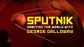 Sputnik Orbiting the World