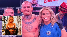 Back to the grind: Bare knuckle babe VanZant returns to risque form after urging MMA bosses to give husband a ‘f*cking title shot’