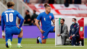 ‘People pay money to watch football, not virtue-signaling’: England fans defend boos as jeers ring out at Riverside again (VIDEO)