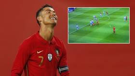 Ronal-DOH! Cristiano roasted for ATROCIOUS free-kick… but goes on to score as Portugal rout Israel in final Euro warm-up (VIDEO)